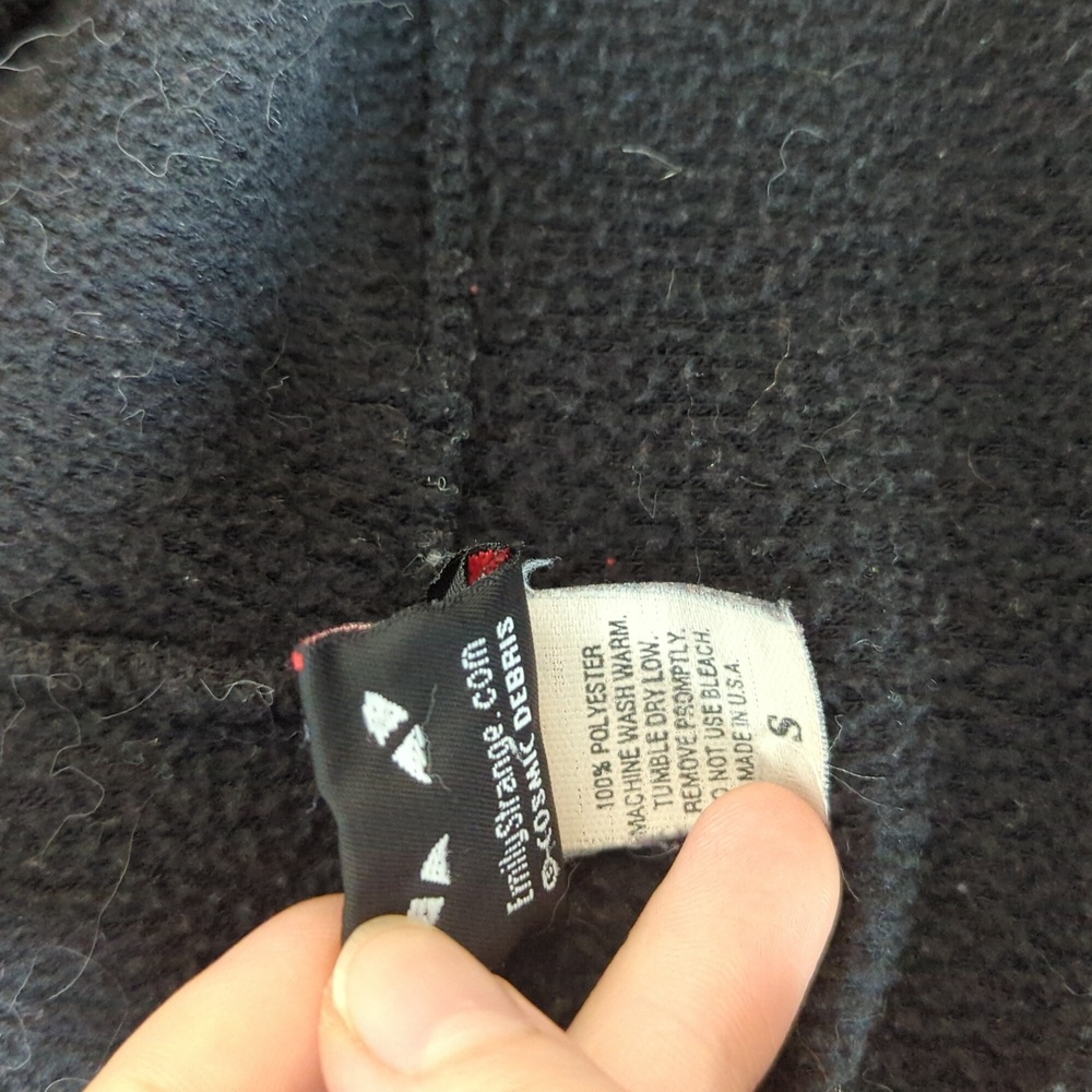 Emily The Strange Fleece Hoodie *Broken Zipper*💔 - Picture 4 of 5